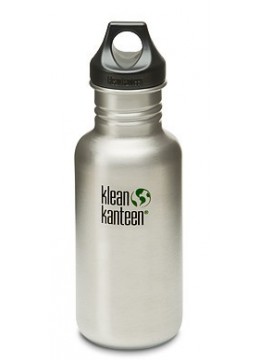 Klean Kanteen Classic 18oz (532 ml) with loop cap