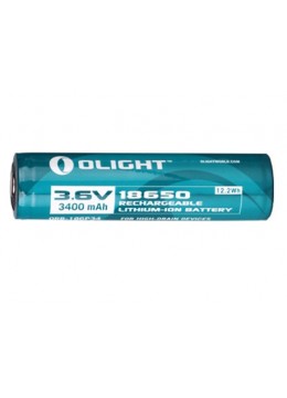 Olight rechargeable 18650 battery 3400mAh