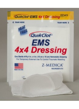 QuikClot 10x10 EMS Dressing - Set of 2
