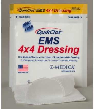 QuikClot 10x10 EMS Dressing - Set of 2
