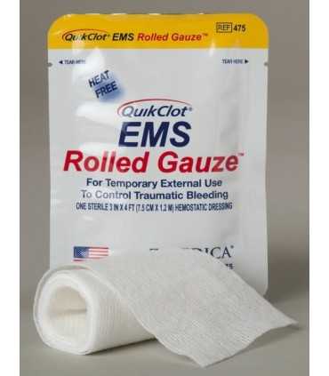 QuikClot EMS Rolled Gauze
