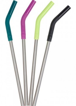 Klean Kanteen Trinkhalme aus Edelstahl bunt