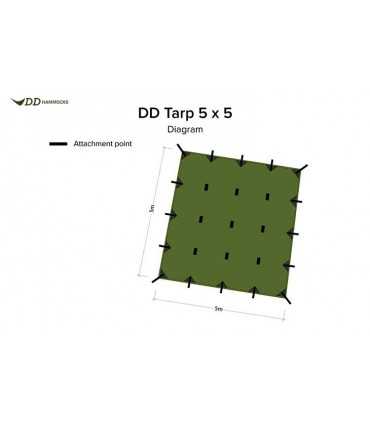 DD Hammocks - Tarp 5x5