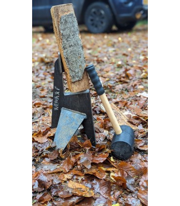 No Axe Spalter Set mit Hammer