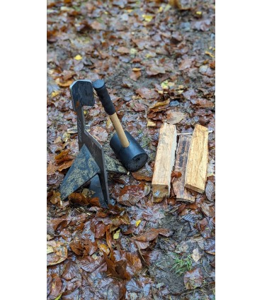 No Axe Spalter Set mit Hammer
